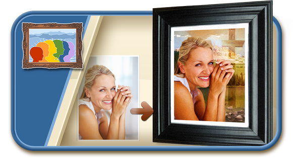Memorial Portrait Painting is a service I offer that turns photos of your lost loved ones into a memorial painting that commemorates their life