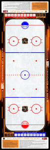 Straw Hockey League Party Game Mat