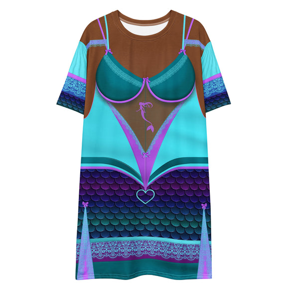Pajamgeries SexSea Mermaid T-shirt Dress ST0404