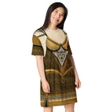 Pajamgeries Leopard Print T-shirt Dress ST0201