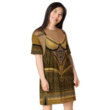 Pajamgeries Leopard Print T-shirt Dress ST0203
