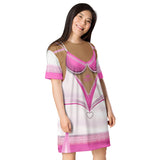 Pajamgeries Pink Princess T-shirt Dress ST0303