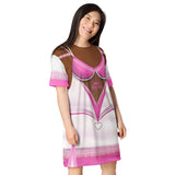Pajamgeries Pink Princess T-shirt Dress ST0304