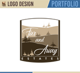 andabelart offers professional freelance graphic design services such as logo design. here is an example of andabelart logo design work for Far and Away Estates Subdivision.