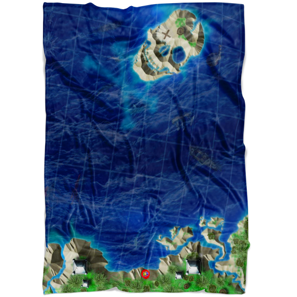 skull island pirate treasure map play area is the ideal backdrop to creative play for kids who enjoy pirate toys