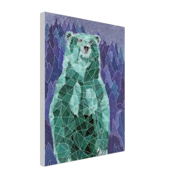 Geometry and Grizzly - 18x24 - Digital Painting - 2022