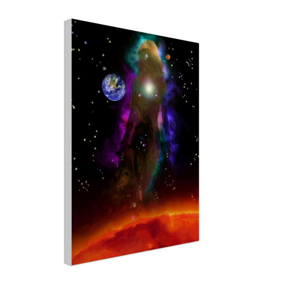The Goddess Nebula - 18x24 - Digital Painting - 2009