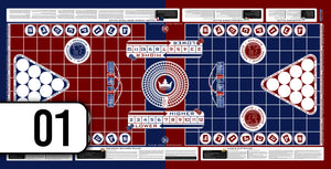 Impact Games 6-in-1 Beer Pong Table offers Beer Pong, Flipcups, Quarters, Higher/Lower,  King's Cup, and Drunken Sailors. Standard Size Vinyl Banners for the Party Crowd