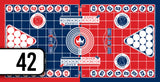 Impact Games Beer Pong Party Drinking Game Table Graphic - quarters, flipcups, king's cup, higher/lower, drunken sailors, beer pong - Titan