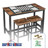 Pocket Change Chess is a fun new party drinking game way to play chess with a system that uses your pocket change to make the game pieces. Game Table Vinyl Decals and Banners provide a structured setting and set of rules.