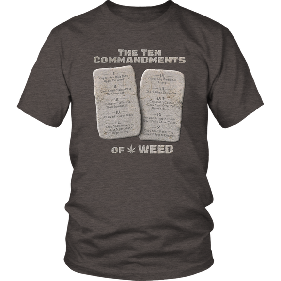 The 10 Commandments... of Weed